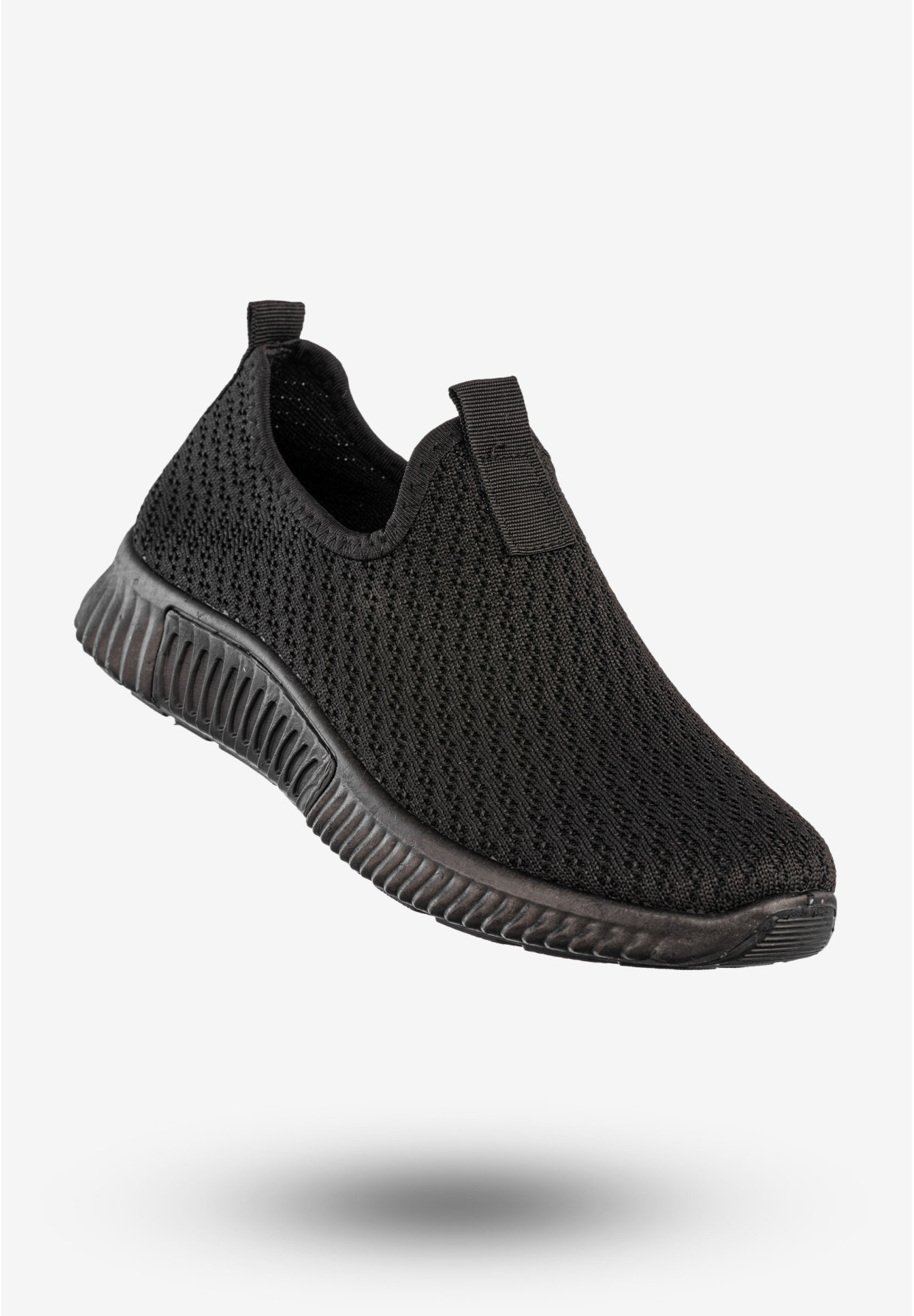 Sneakersy Damskie Wsuwane Buty Sportowe Czarne Funui QH515A
