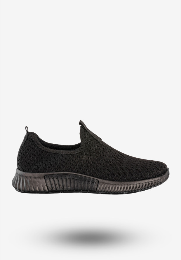Sneakersy Damskie Wsuwane Buty Sportowe Czarne Funui QH515A