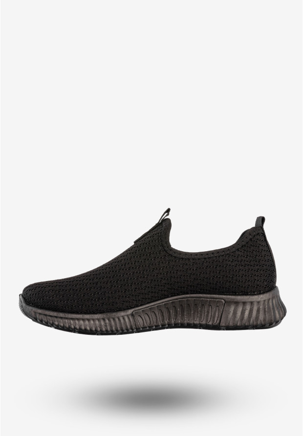 Sneakersy Damskie Wsuwane Buty Sportowe Czarne Funui QH515A