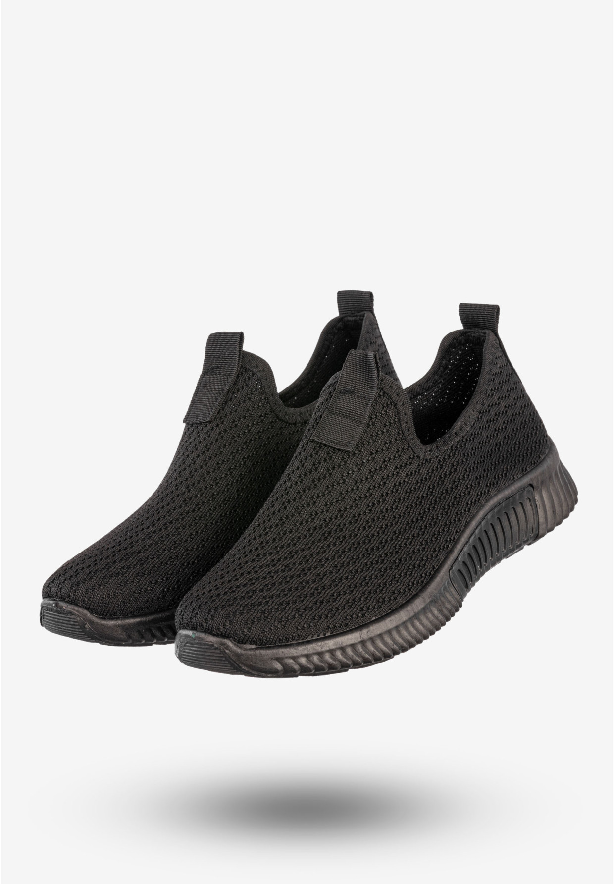 Sneakersy Damskie Wsuwane Buty Sportowe Czarne Funui QH515A