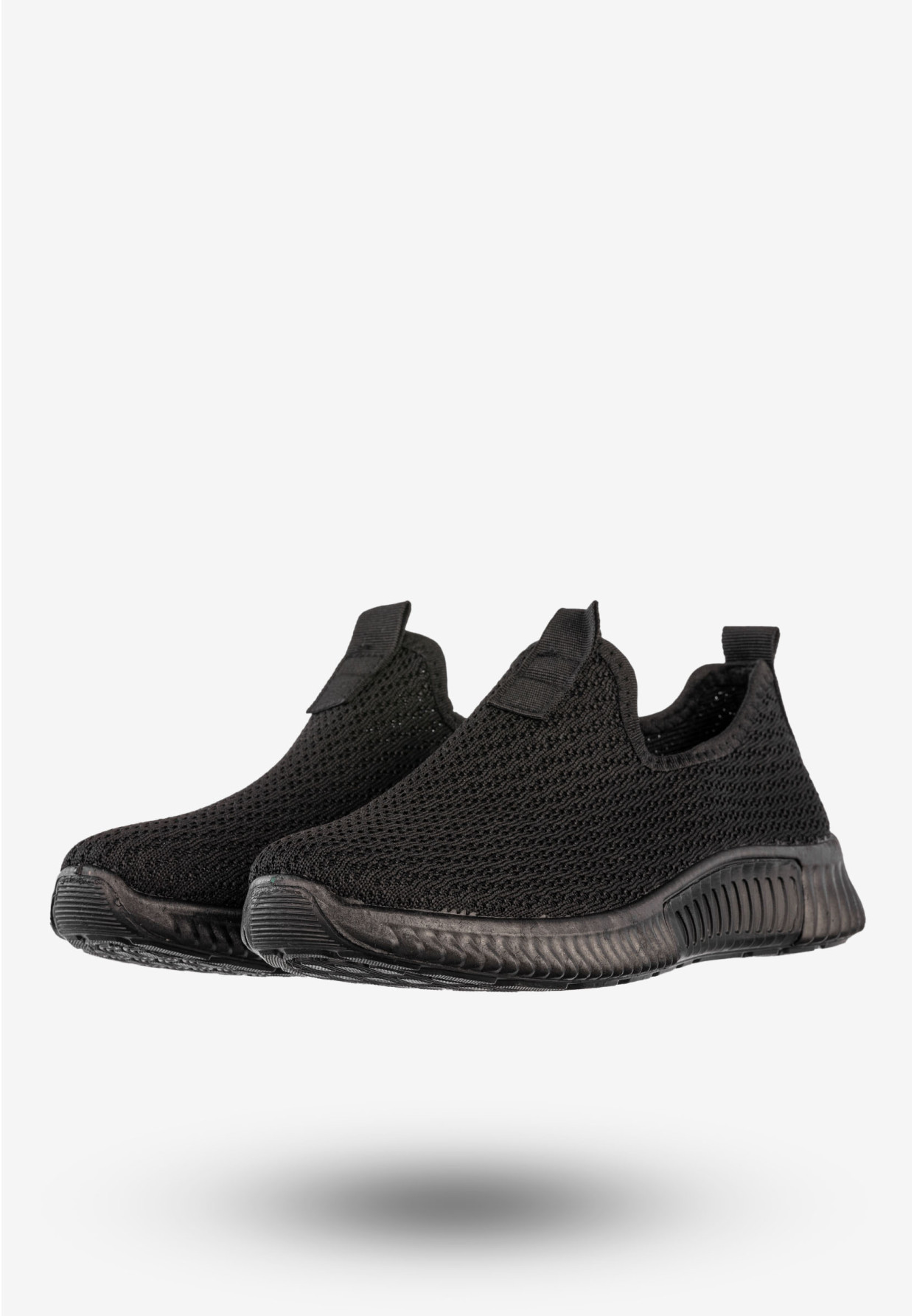 Sneakersy Damskie Wsuwane Buty Sportowe Czarne Funui QH515A