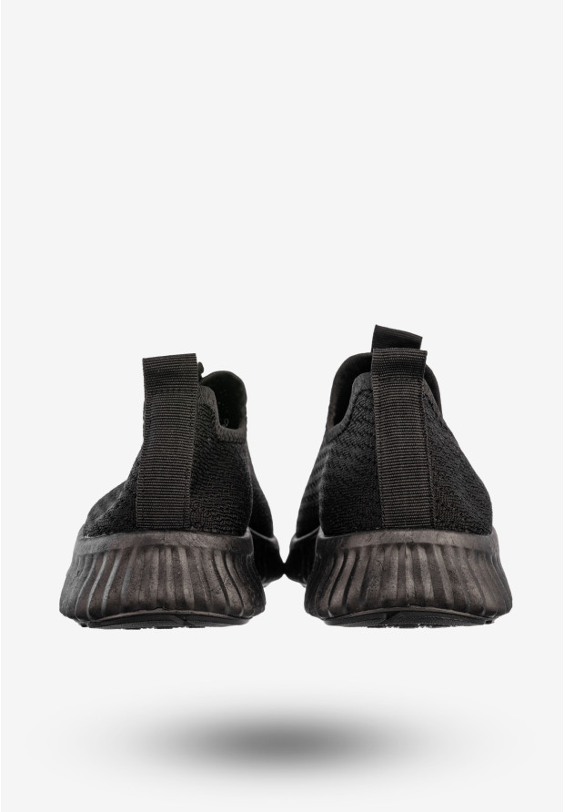Sneakersy Damskie Wsuwane Buty Sportowe Czarne Funui QH515A