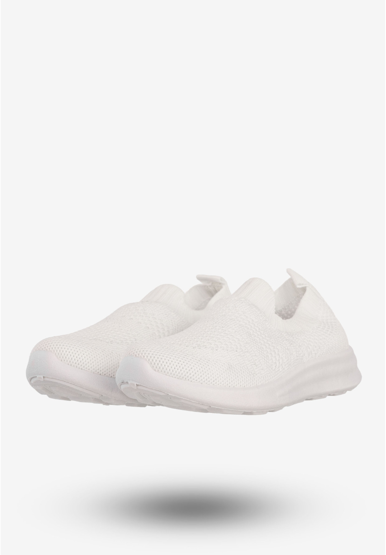 Sneakersy Dziecięce Wsuwane Buty Sportowe Białe Apawwa Z515