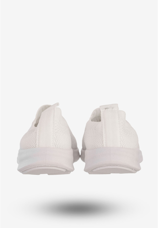 Sneakersy Dziecięce Wsuwane Buty Sportowe Białe Apawwa Z515