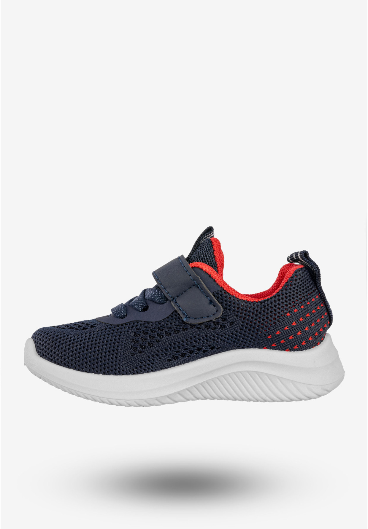 Sneakersy Dziecięce Na Rzepy Buty Sportowe Granatowe Apawwa Z395