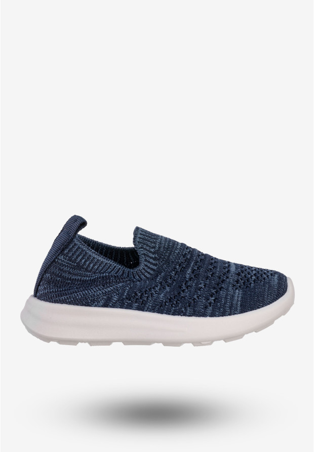 Sneakersy Dziecięce Wsuwane Buty Sportowe Granatowe Apawwa Z30