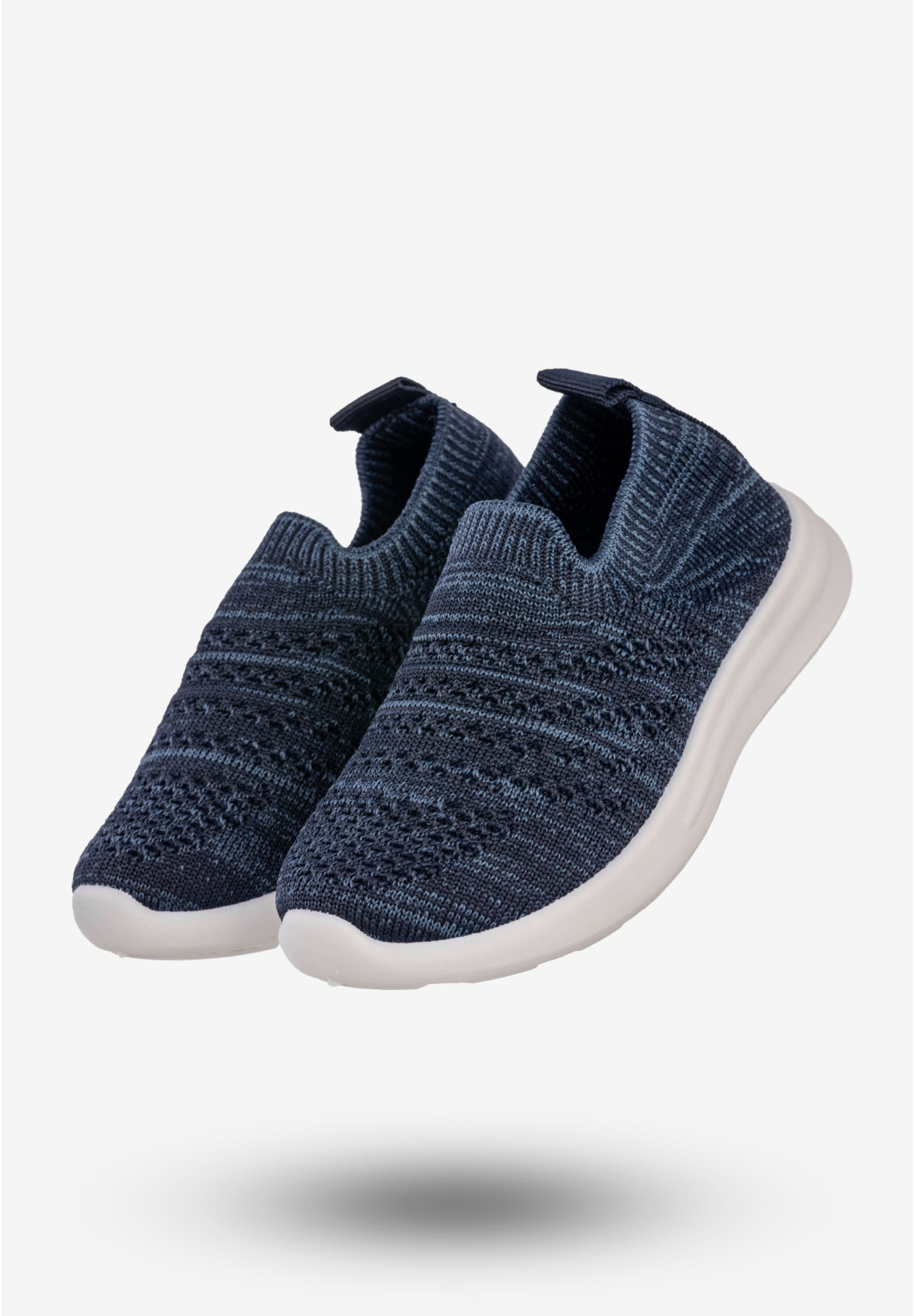 Sneakersy Dziecięce Wsuwane Buty Sportowe Granatowe Apawwa Z30