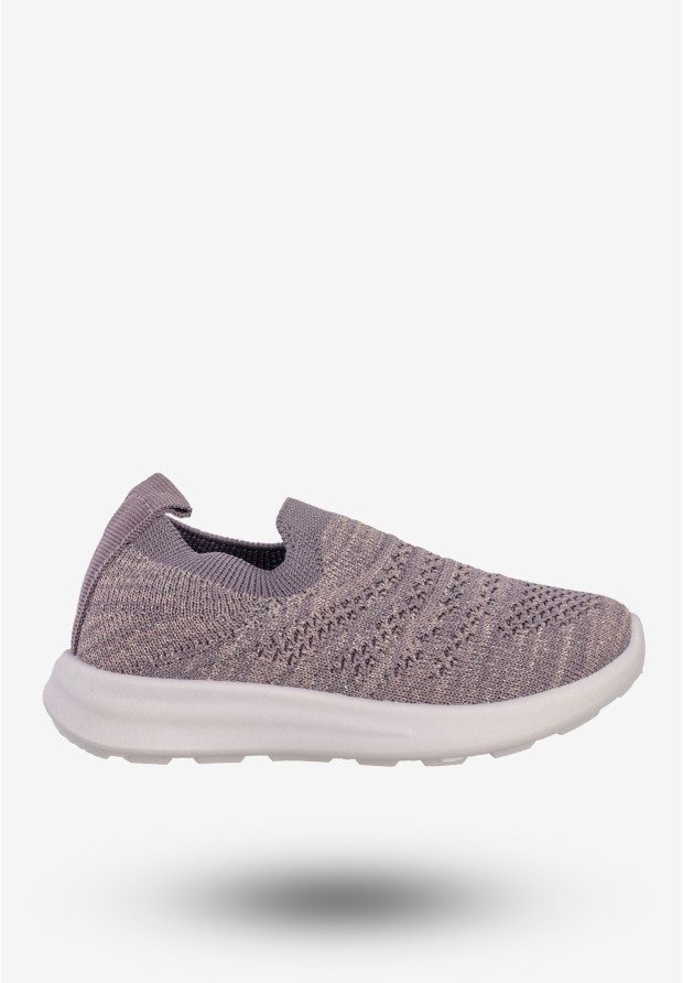 Sneakersy Dziewczęce Wsuwane Buty Sportowe Fioletowe Apawwa Z30