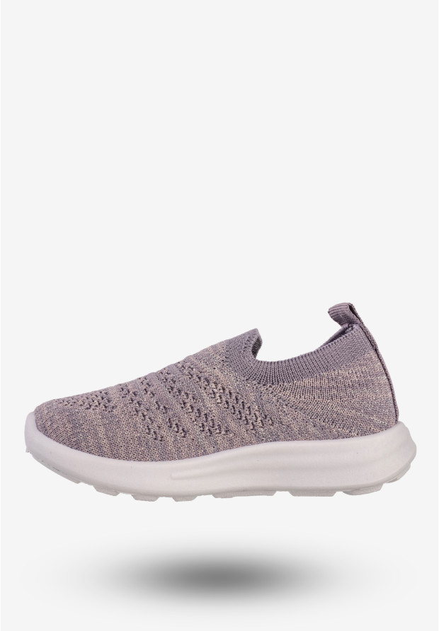 Sneakersy Dziewczęce Wsuwane Buty Sportowe Fioletowe Apawwa Z30