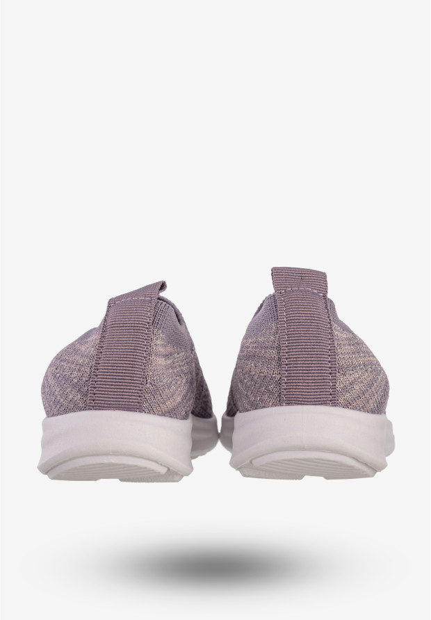 Sneakersy Dziewczęce Wsuwane Buty Sportowe Fioletowe Apawwa Z30