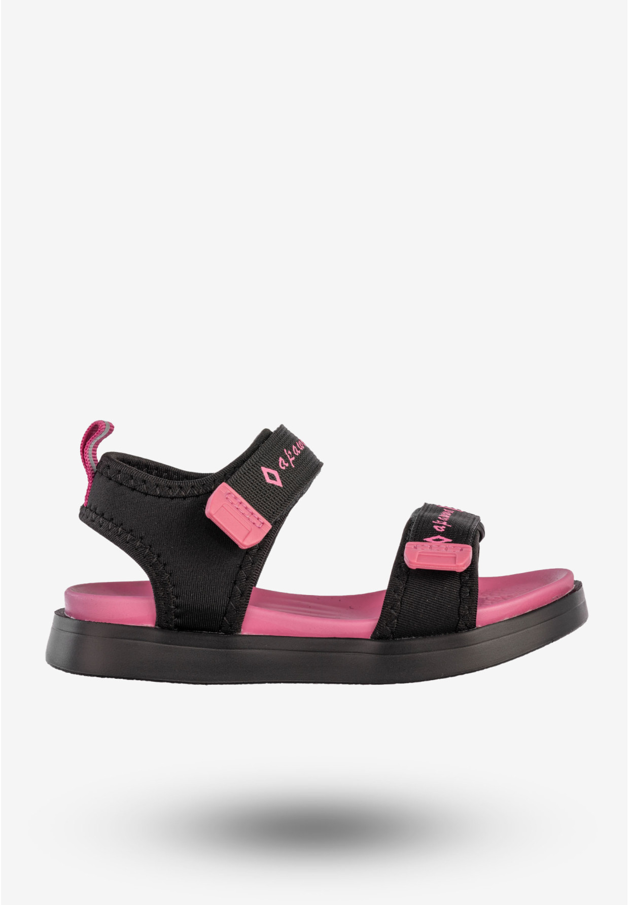 Sandały Dziecięce Buty Na Rzepy Letnie Lekkie Czarne Apawwa N1320P
