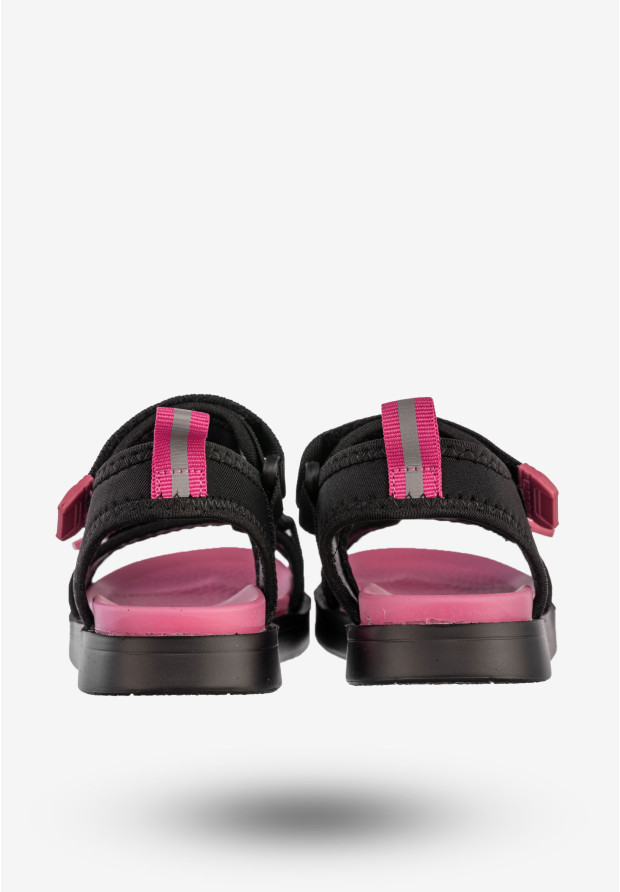 Sandały Dziecięce Buty Na Rzepy Letnie Lekkie Czarne Apawwa N1320P