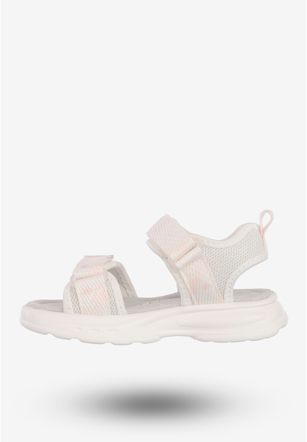 Sandały Dziecięce Buty Na Rzepy Lekkie Skórzana Wkładka Białe Apawwa N1374P