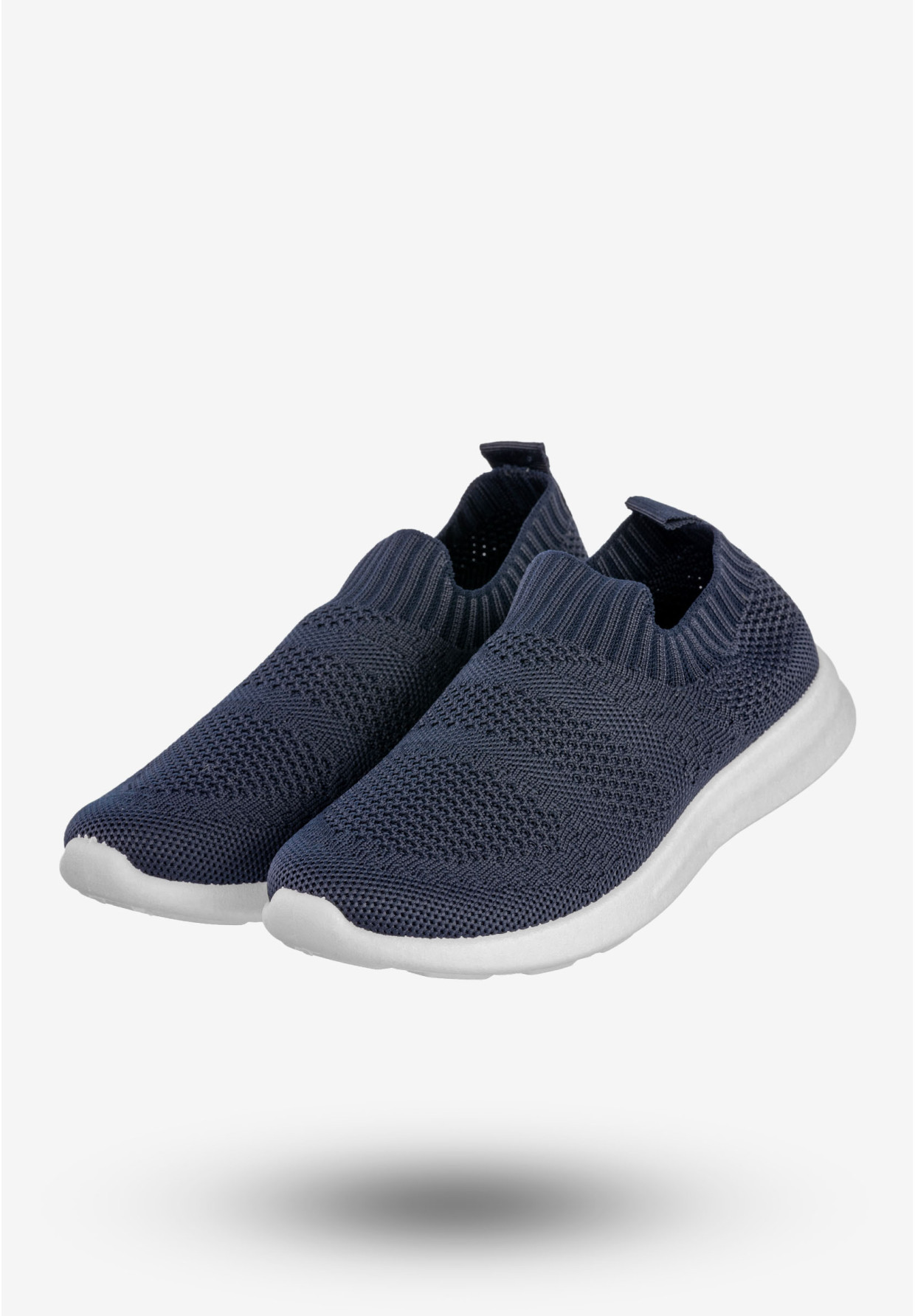 Sneakersy Dziecięce Wsuwane Buty Sportowe Półbuty Granatowe Apawwa Z516
