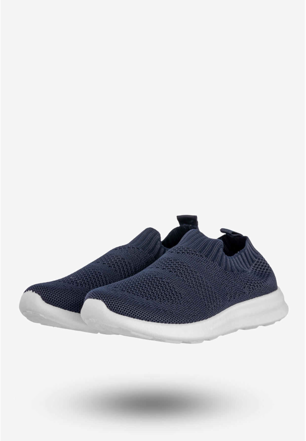 Sneakersy Dziecięce Wsuwane Buty Sportowe Półbuty Granatowe Apawwa Z516