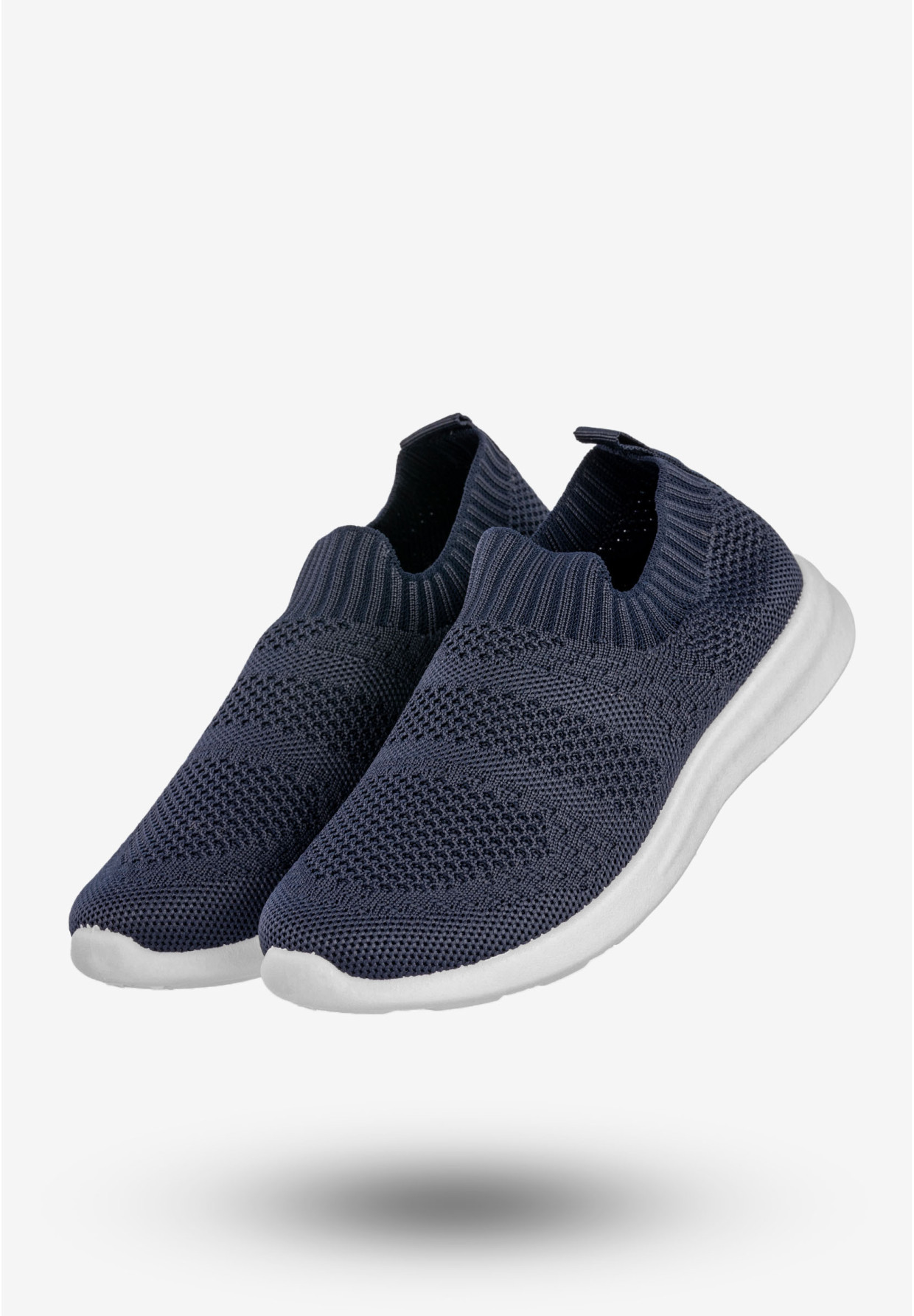 Sneakersy Dziecięce Wsuwane Buty Sportowe Półbuty Granatowe Apawwa Z516