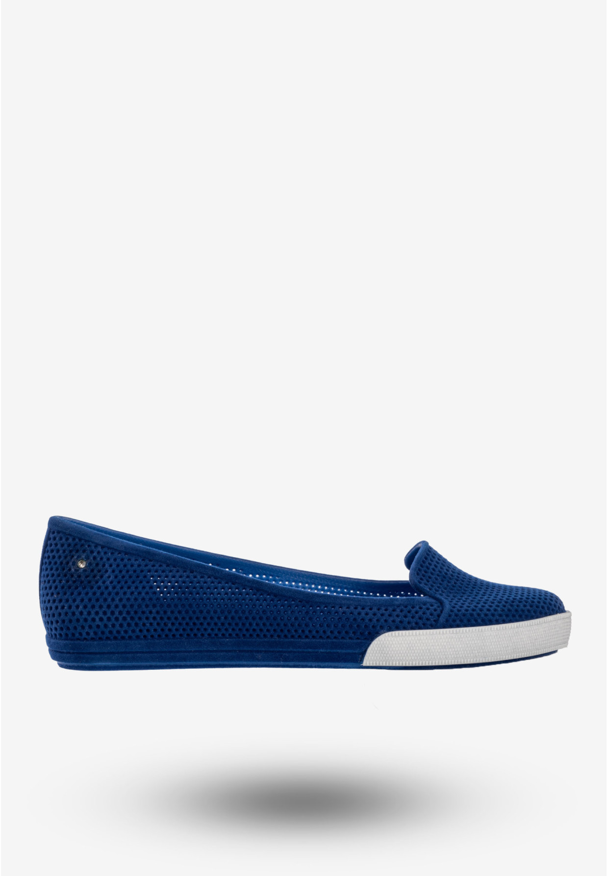 Baleriny Damskie Buty Ażurowe Wsuwane Półbuty Zapachowe Niebieskie ZAXY U285084