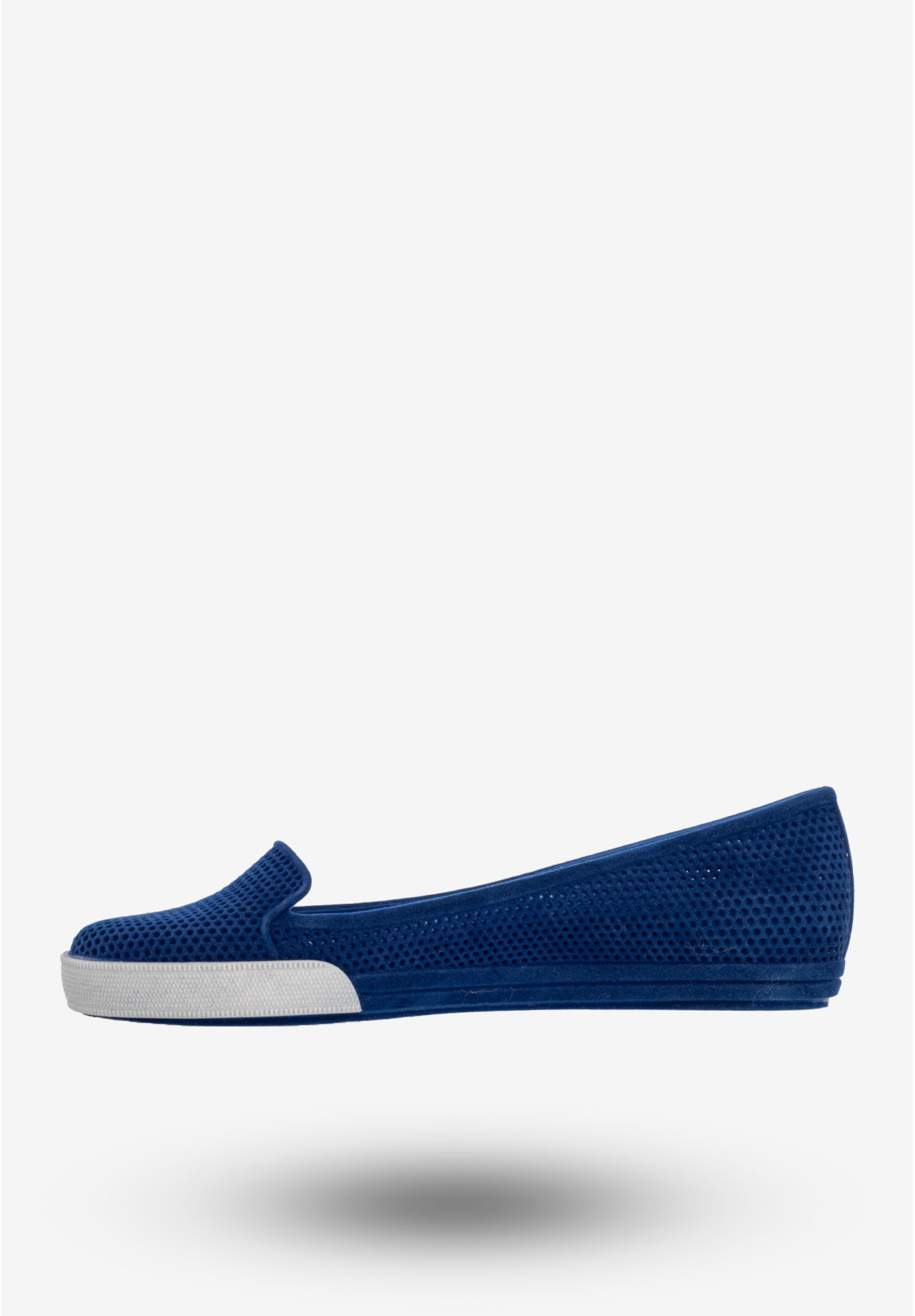 Baleriny Damskie Buty Ażurowe Wsuwane Półbuty Zapachowe Niebieskie ZAXY U285084