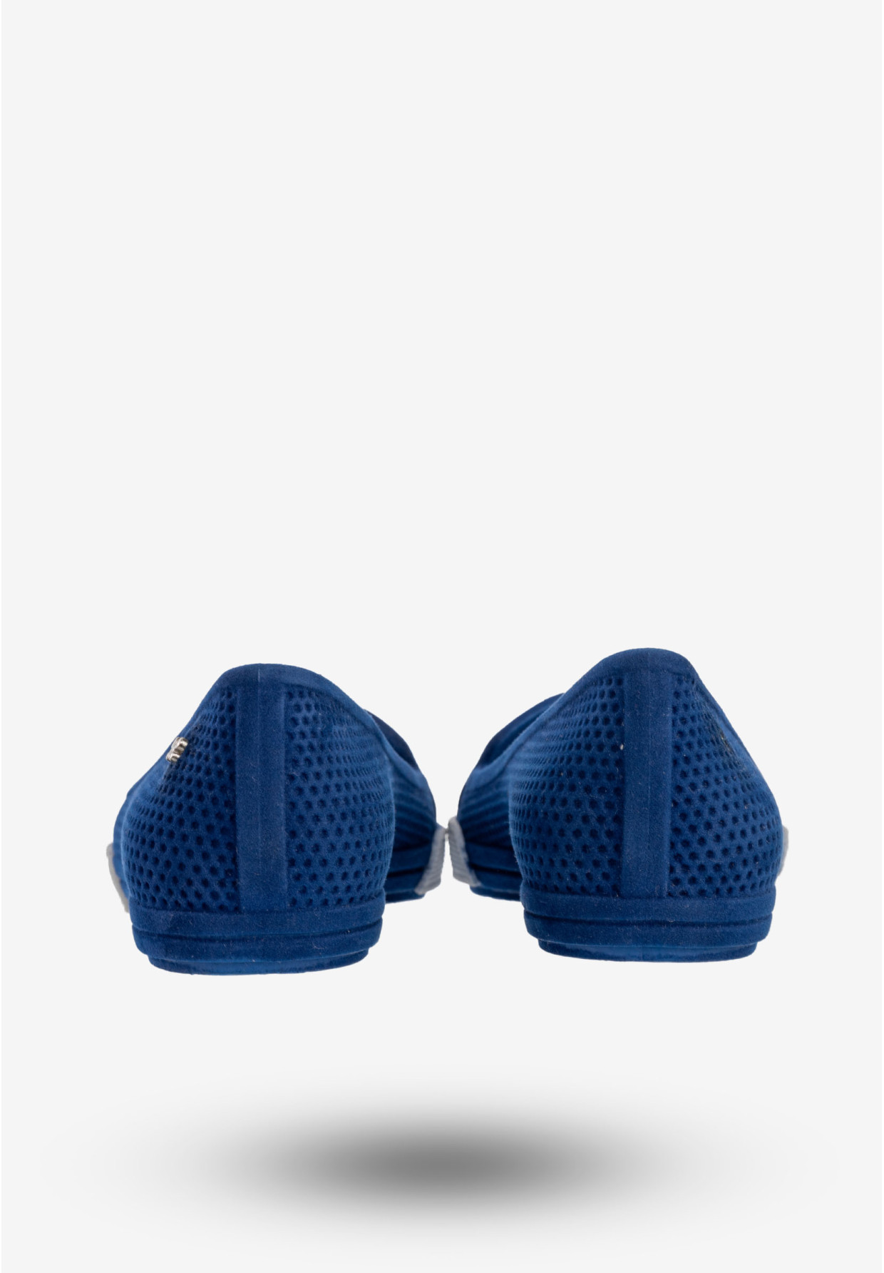 Baleriny Damskie Buty Ażurowe Wsuwane Półbuty Zapachowe Niebieskie ZAXY U285084