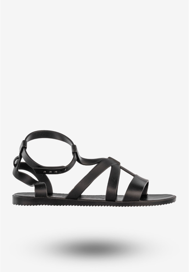 Sandały Damskie ZAXY Buty Na Lato Lekkie Zapachowe Czarne W285053