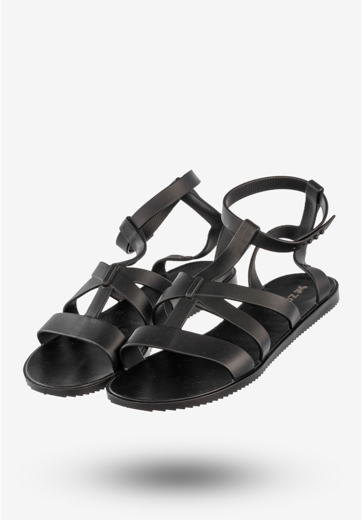 Sandały Damskie ZAXY Buty Na Lato Lekkie Zapachowe Czarne W285053
