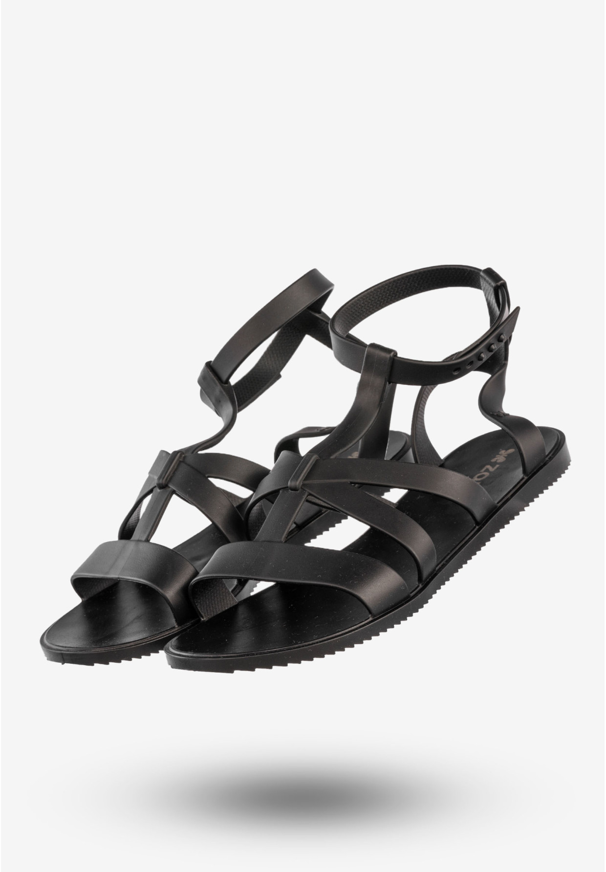 Sandały Damskie ZAXY Buty Na Lato Lekkie Zapachowe Czarne W285053