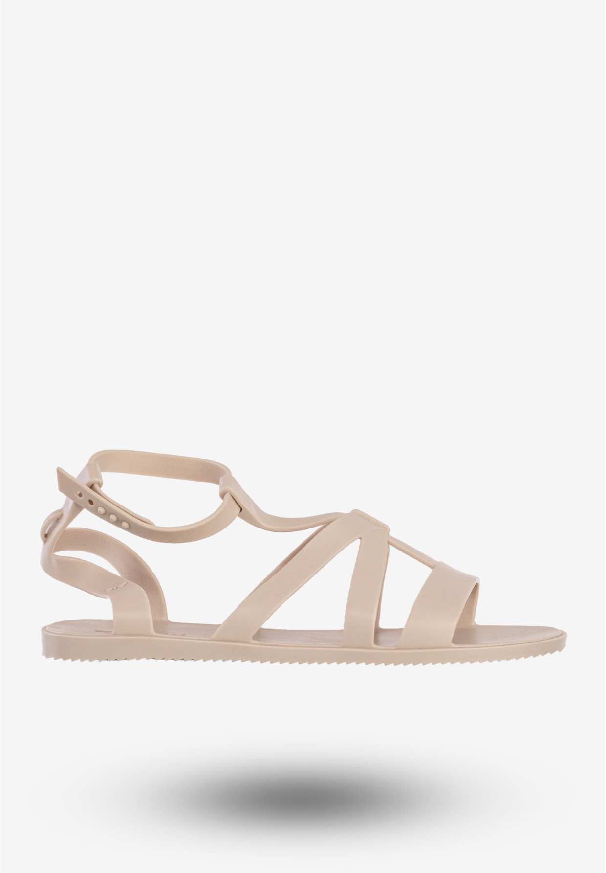 Sandały Damskie ZAXY Buty Na Lato Lekkie Zapachowe Beżowe W285055