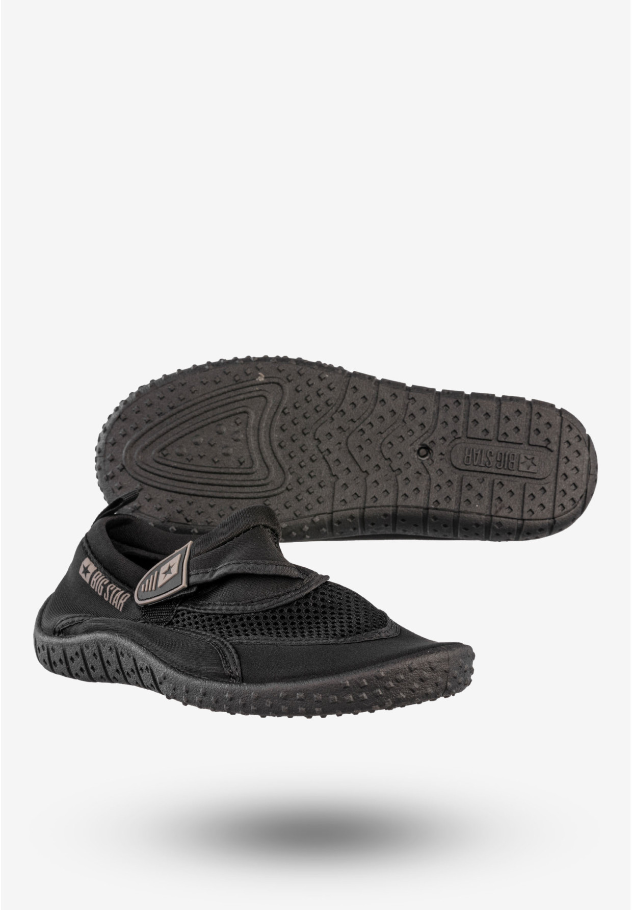 Buty Do Wody Damskie BIG STAR Sportowe Kąpielowe Ochronne Czarne NN274A805
