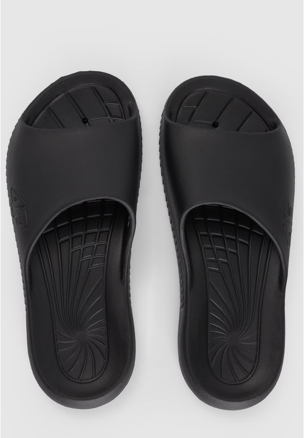 Klapki Dziecięce 4F Buty Casual Basenowe Lekkie Czarne 4FJRMM00FFLIU128A
