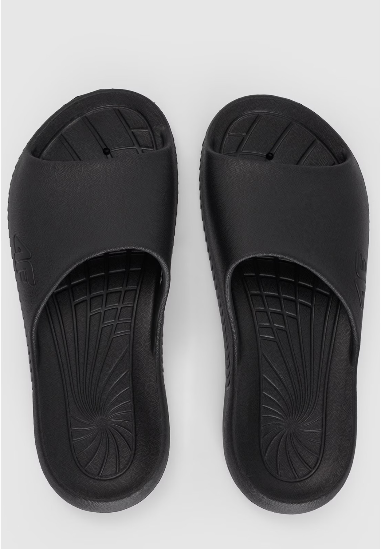 Klapki Dziecięce 4F Buty Casual Basenowe Lekkie Czarne 4FJRMM00FFLIU128A
