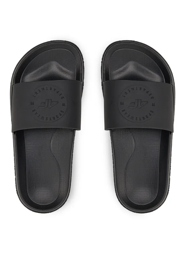 Klapki Dziecięce 4F Buty Basenowe Lekkie EVA Czarne 4FJMM00FFLIF016A