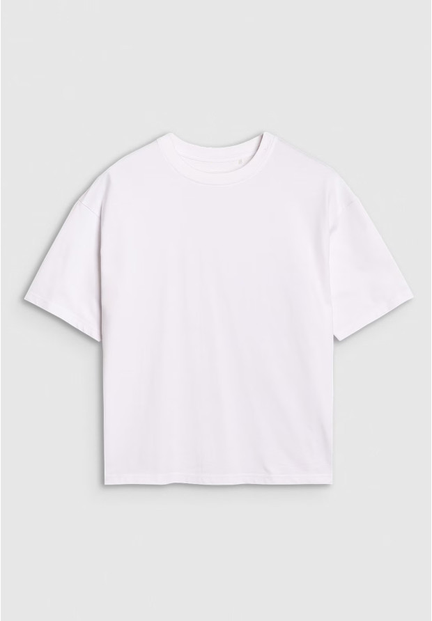 Koszulka Damska 4F T-shirt Oversize Basic Biały 4FRSS24TTSHF2545