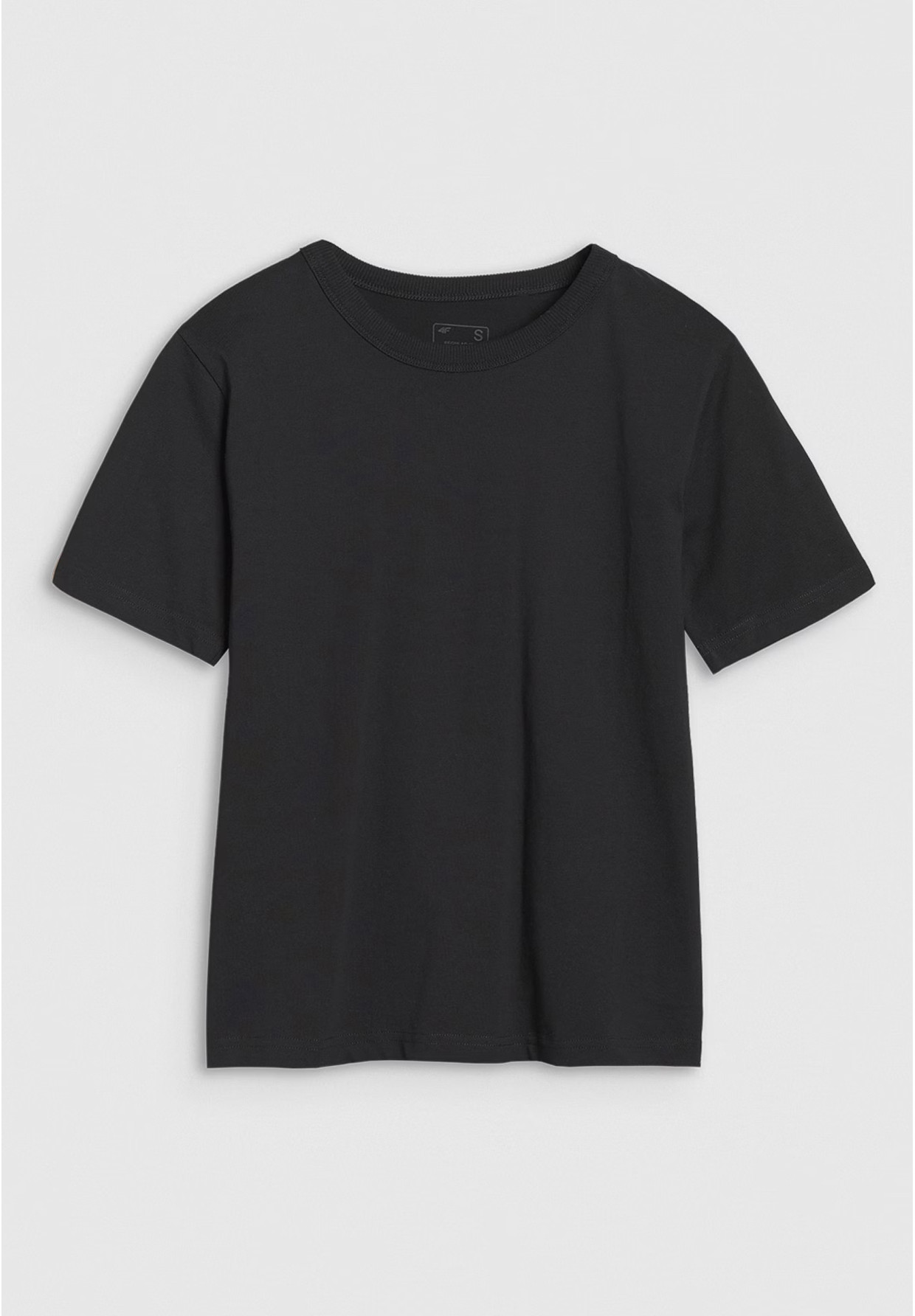 Koszulka Damska 4F T-shirt Regular Basic Czarna 4FWSS25TTSHF1991