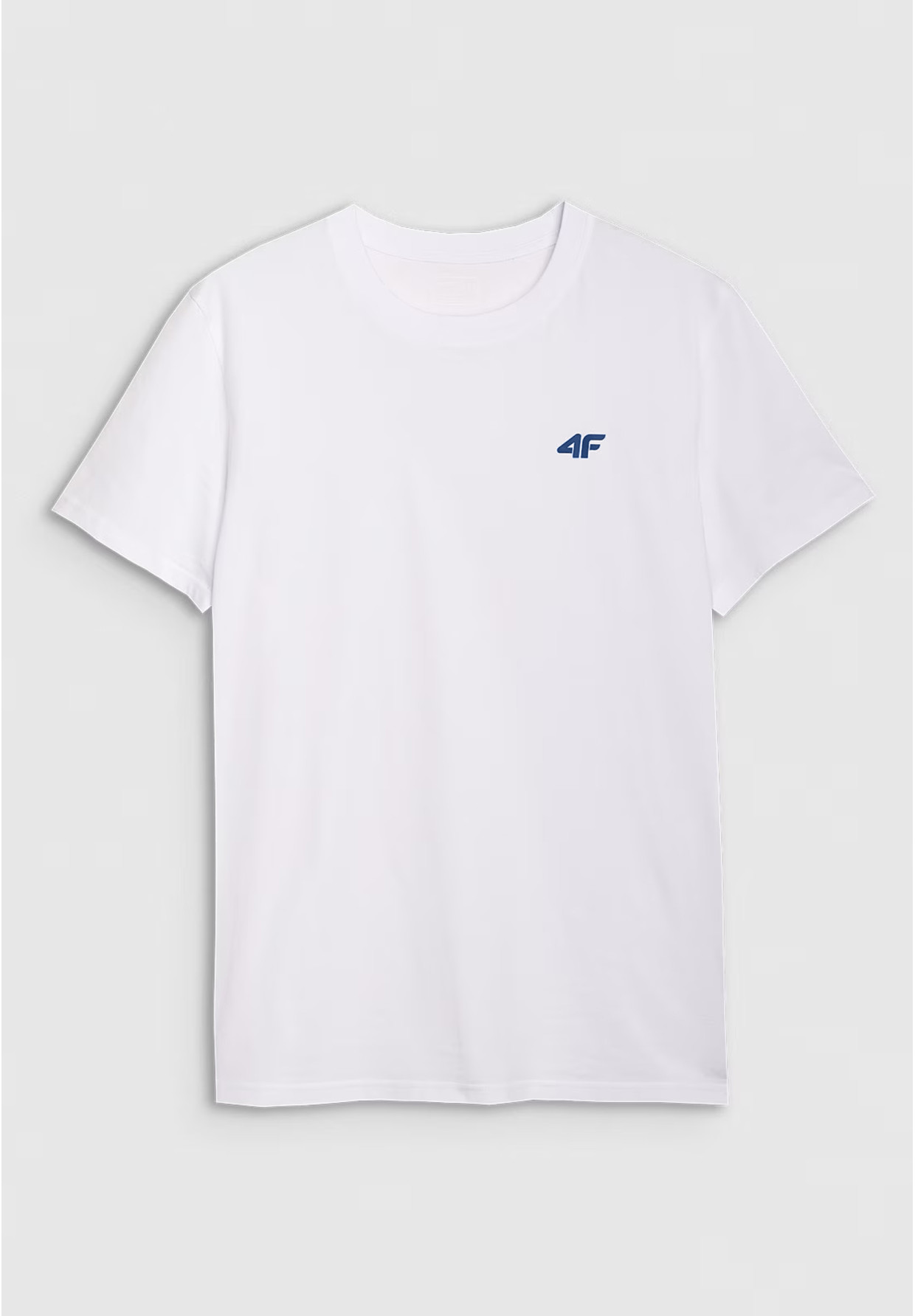Koszulka Męska 4F Sportowy T-shirt Regular Biały 4FWSS24TTSHM1887
