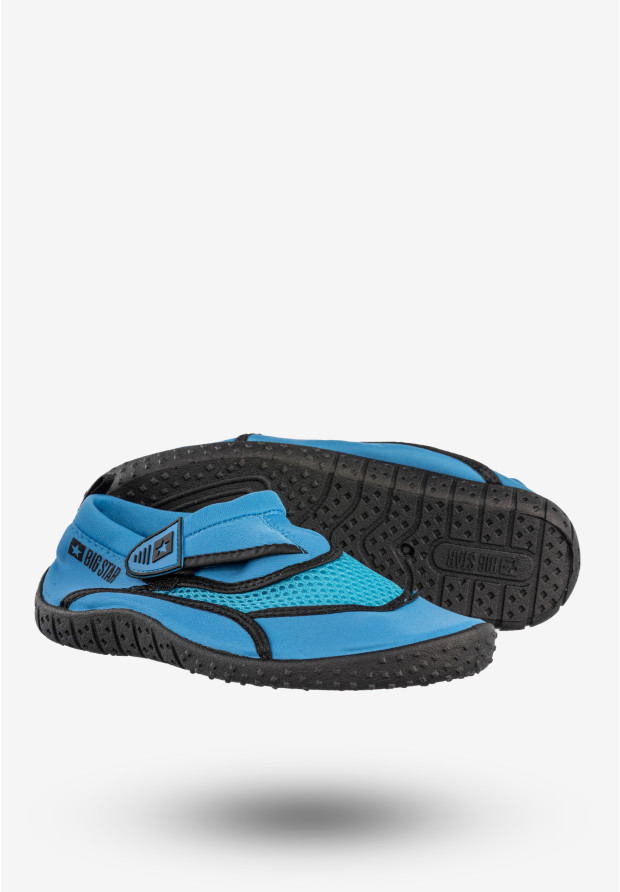 Buty Do Wody Damskie BIG STAR Sportowe Kąpielowe Ochronne Niebieskie NN274A806