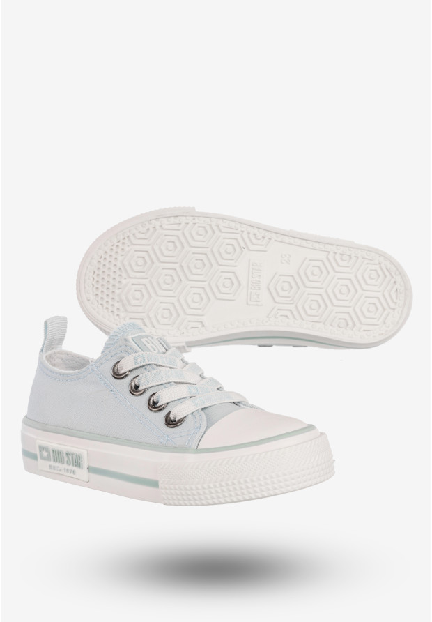 Trampki Dziecięce BIG STAR Buty Wsuwane Niebieskie KK374073