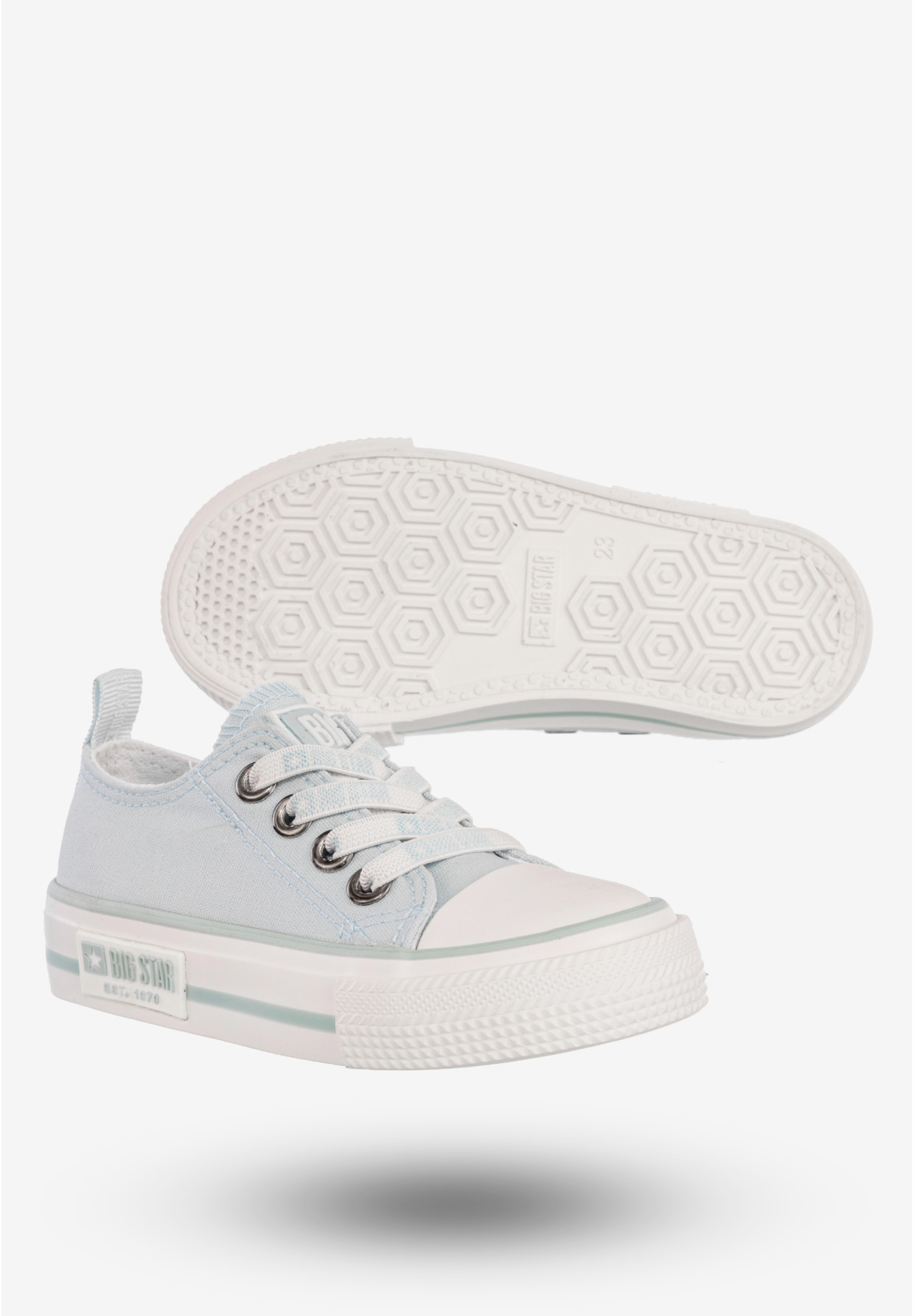 Trampki Dziecięce BIG STAR Buty Wsuwane Niebieskie KK374073