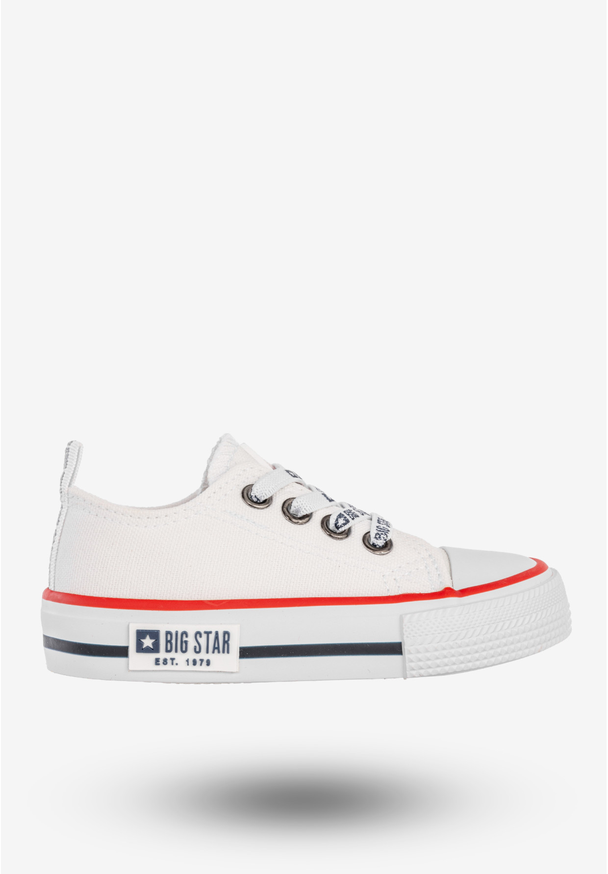 Trampki Dziecięce BIG STAR Buty Wsuwane Białe KK374068