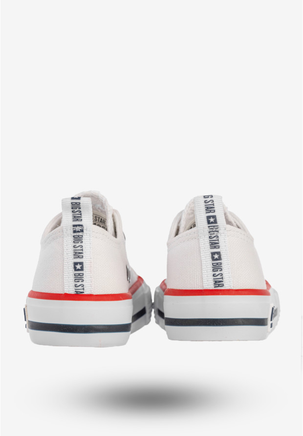 Trampki Dziecięce BIG STAR Buty Wsuwane Białe KK374068