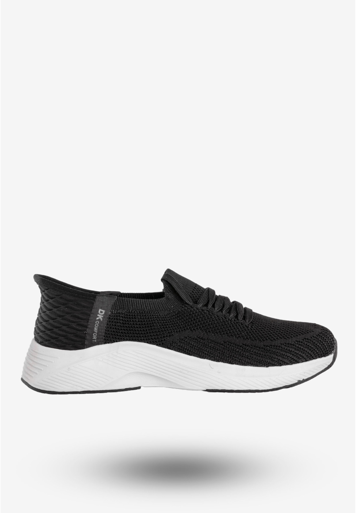 Sneakersy Damskie Wsuwane Buty Sportowe Czarne DK Cinda