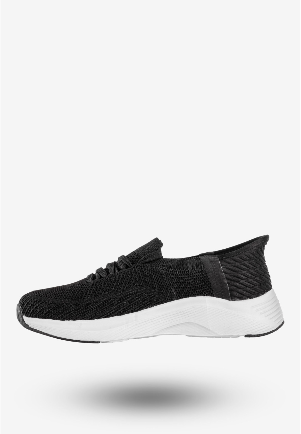 Sneakersy Damskie Wsuwane Buty Sportowe Czarne DK Cinda