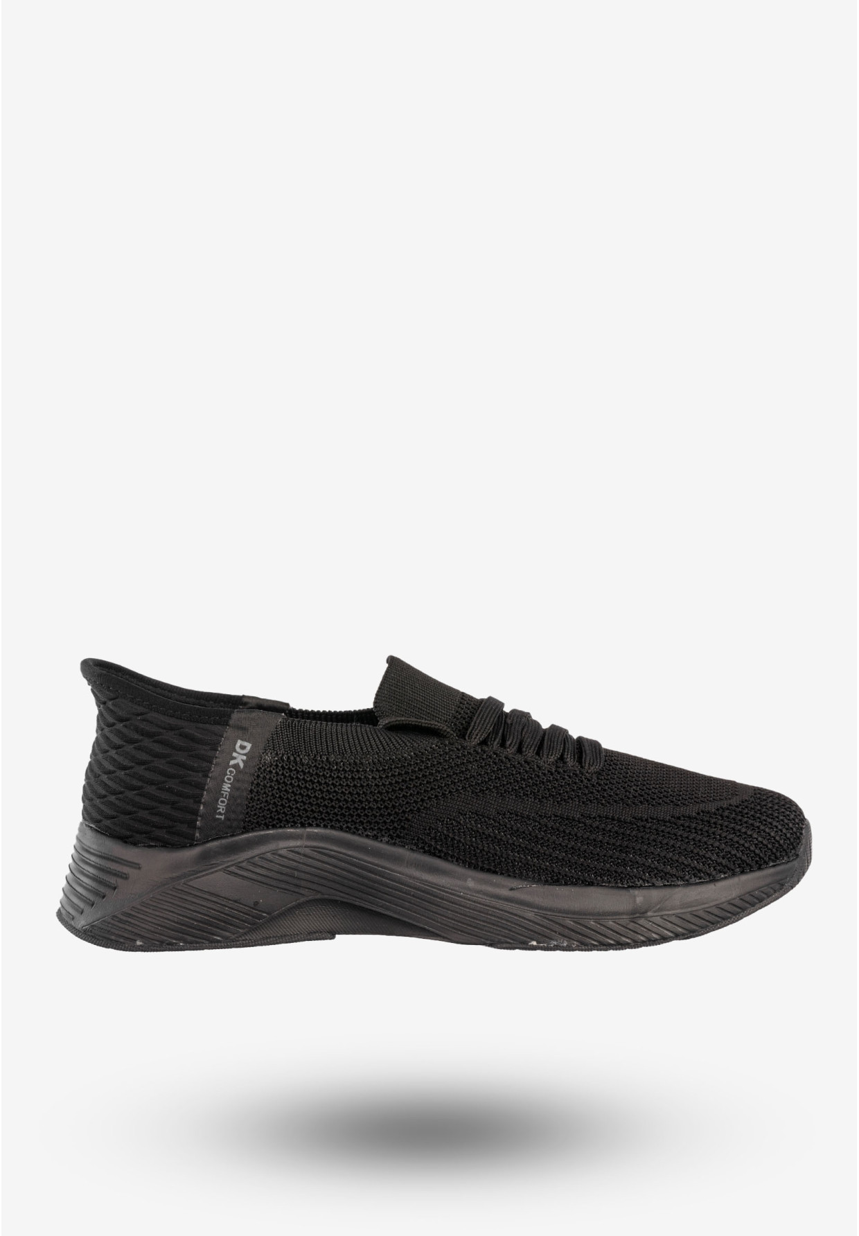 Sneakersy Damskie Wsuwane Buty Sportowe Czarne DK Cinda