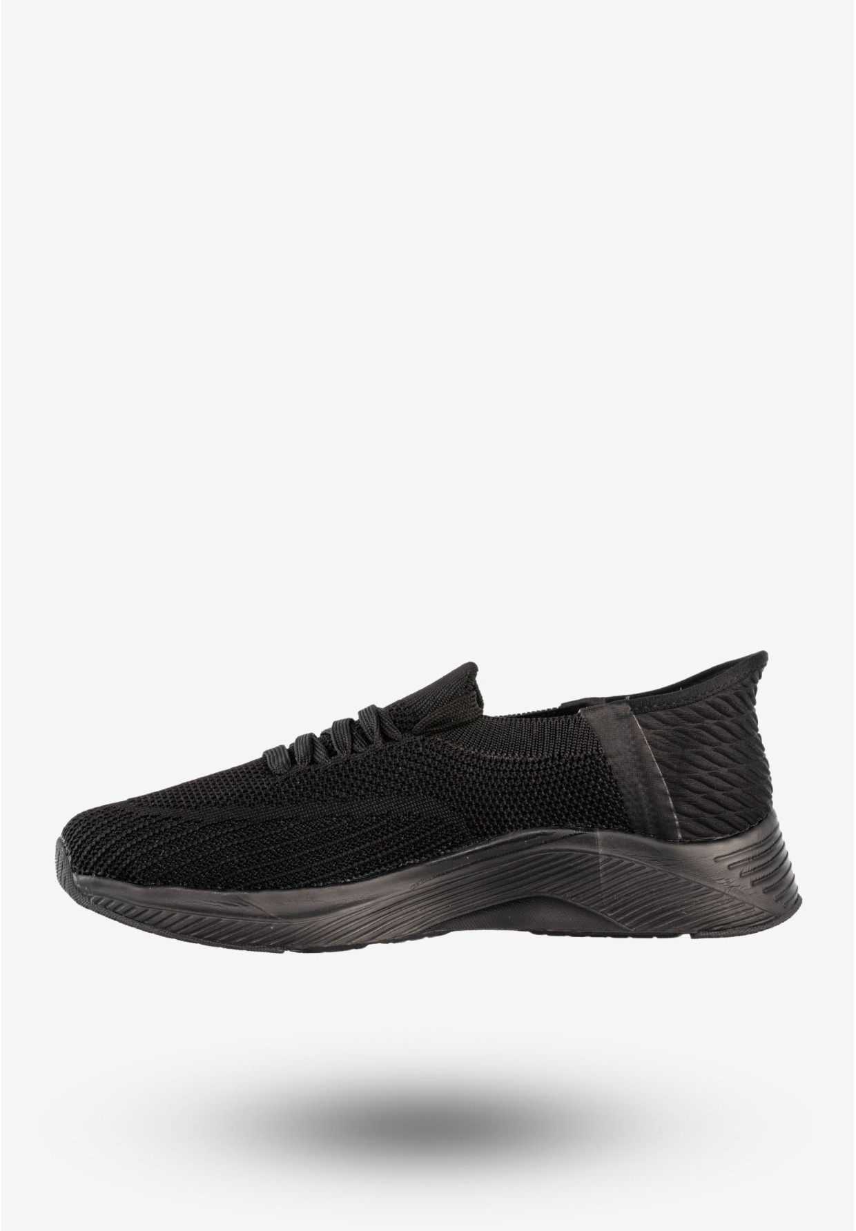 Sneakersy Damskie Wsuwane Buty Sportowe Czarne DK Cinda
