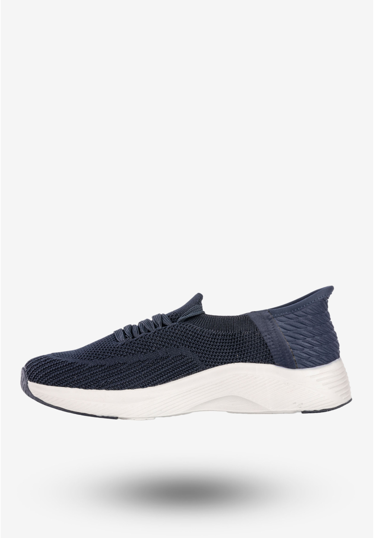 Sneakersy Damskie Wsuwane Buty Sportowe Granatowe DK Cinda