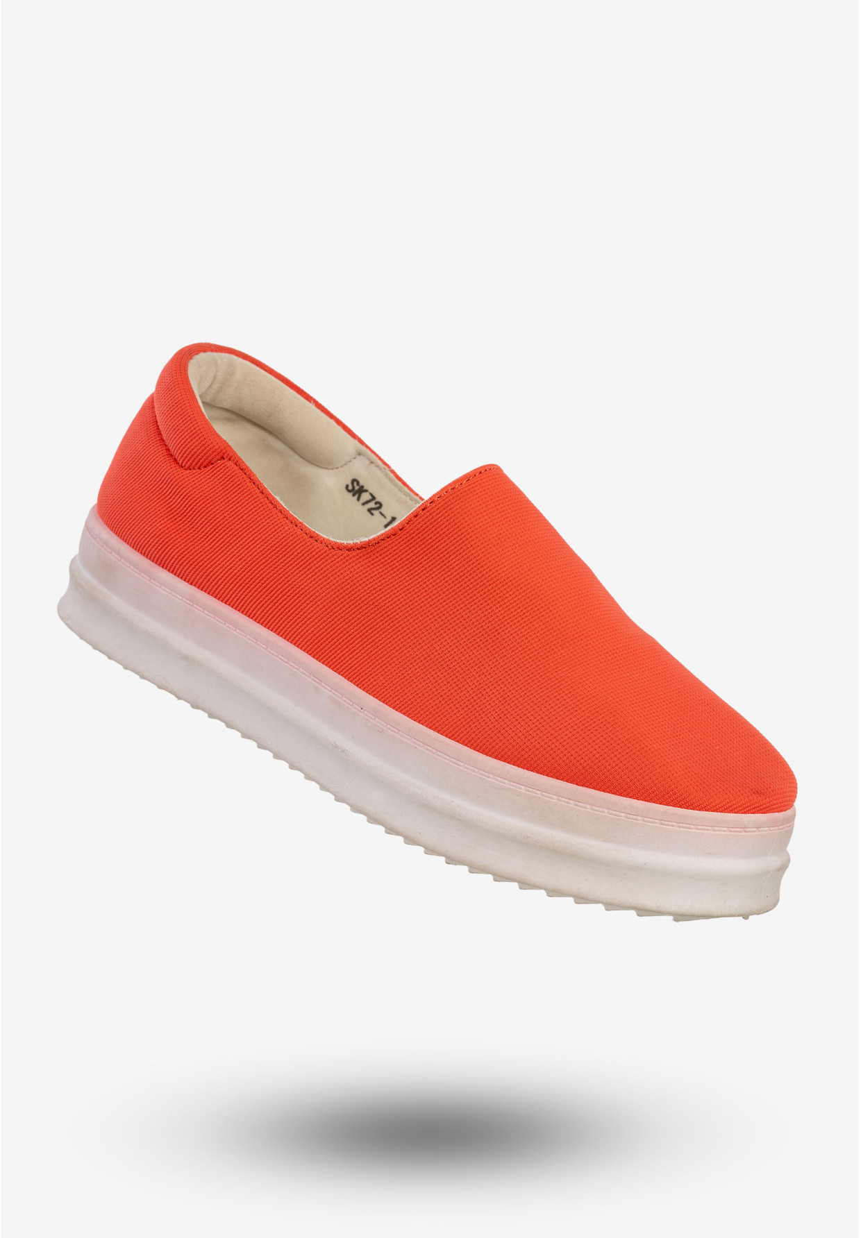 Tenisówki Damskie Buty Na Platformie Wsuwane Slip On Neonowe Vices