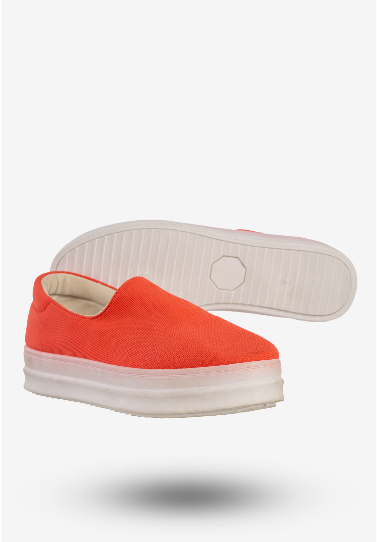 Tenisówki Damskie Buty Na Platformie Wsuwane Slip On Neonowe Vices