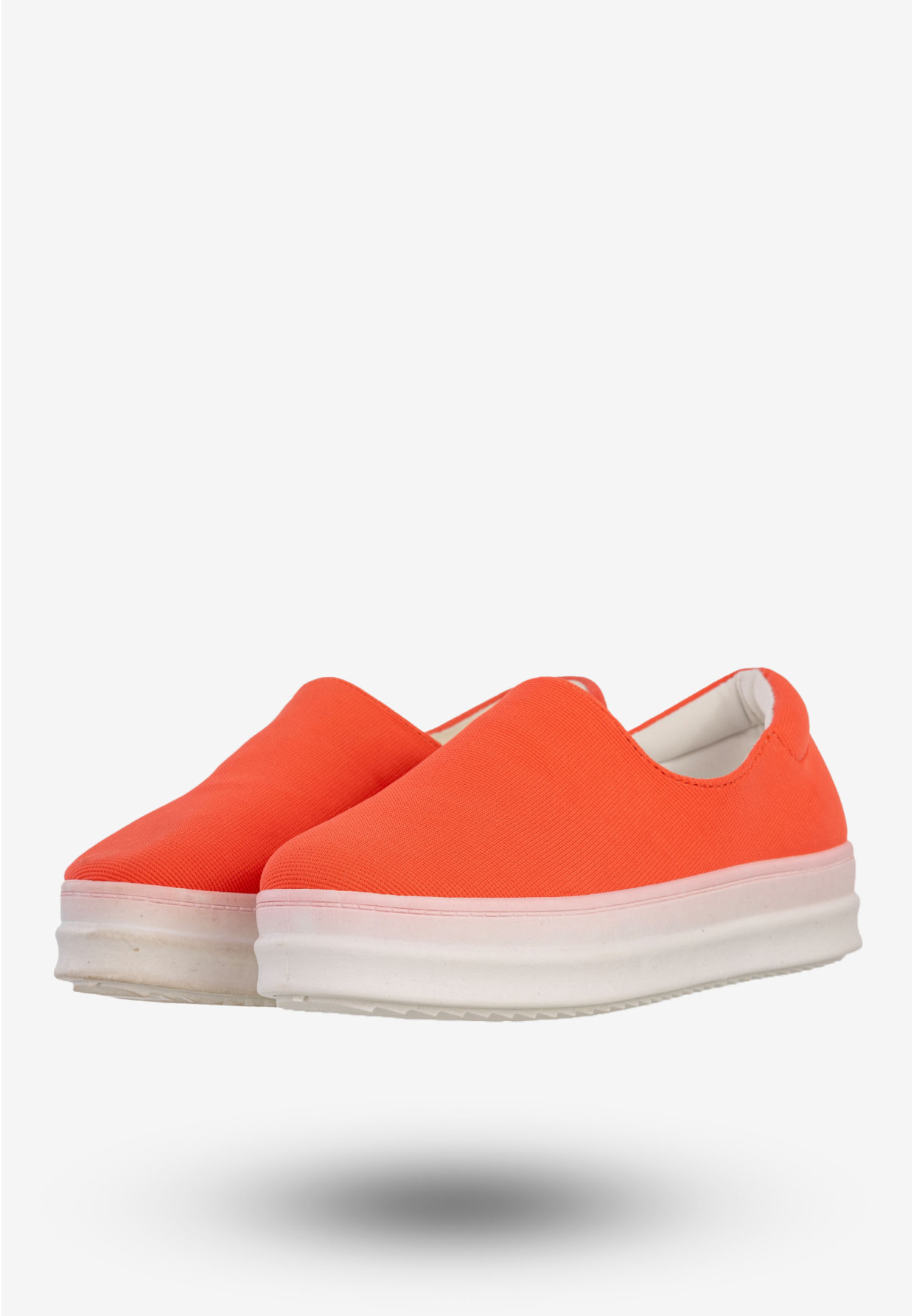 Tenisówki Damskie Buty Na Platformie Wsuwane Slip On Neonowe Vices