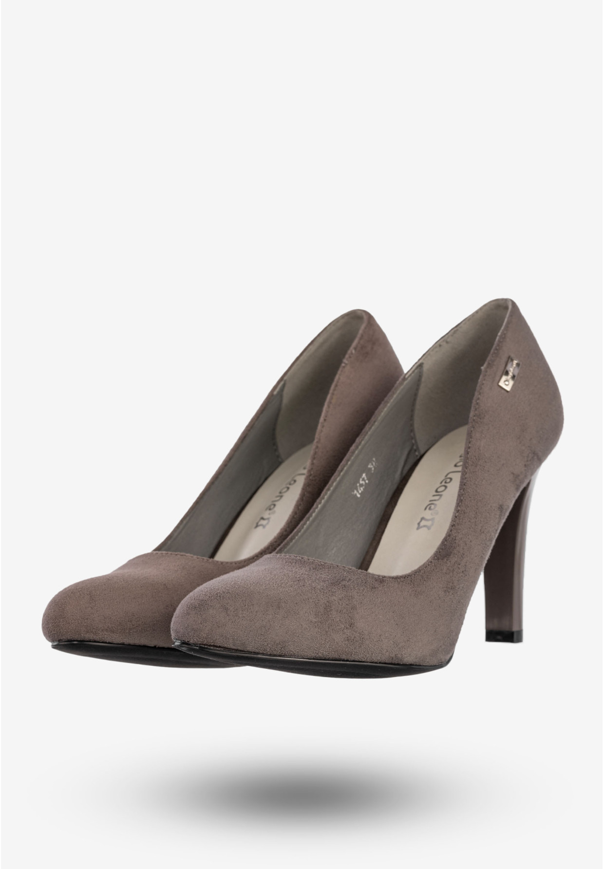 Czółenka Damskie Buty Na Obcasie Klasyczne Szare Sergio Leone