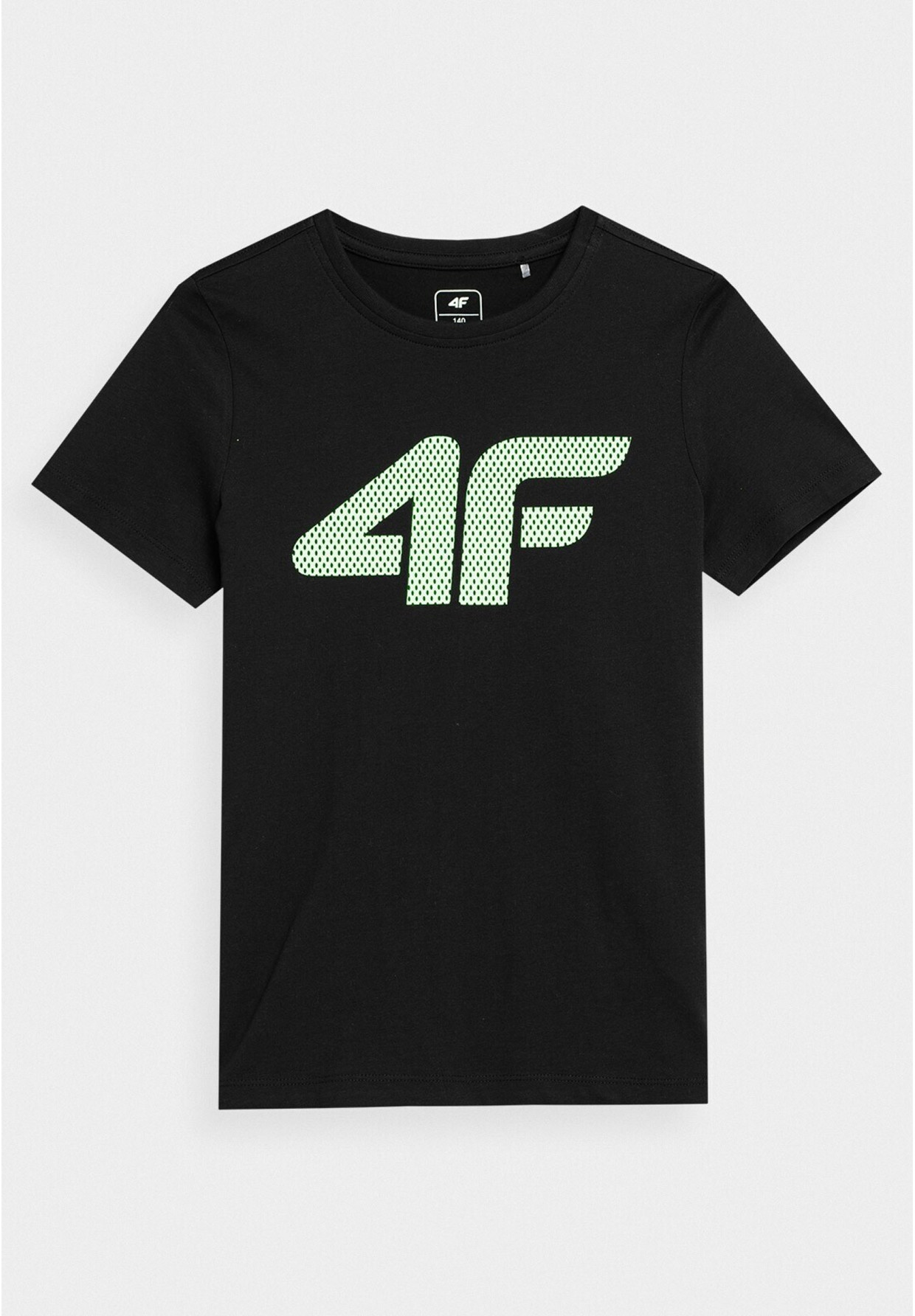Koszulka Chłopięca 4F T-shirt Z Nadrukiem Czarna 4FJAW23TTSHM0794