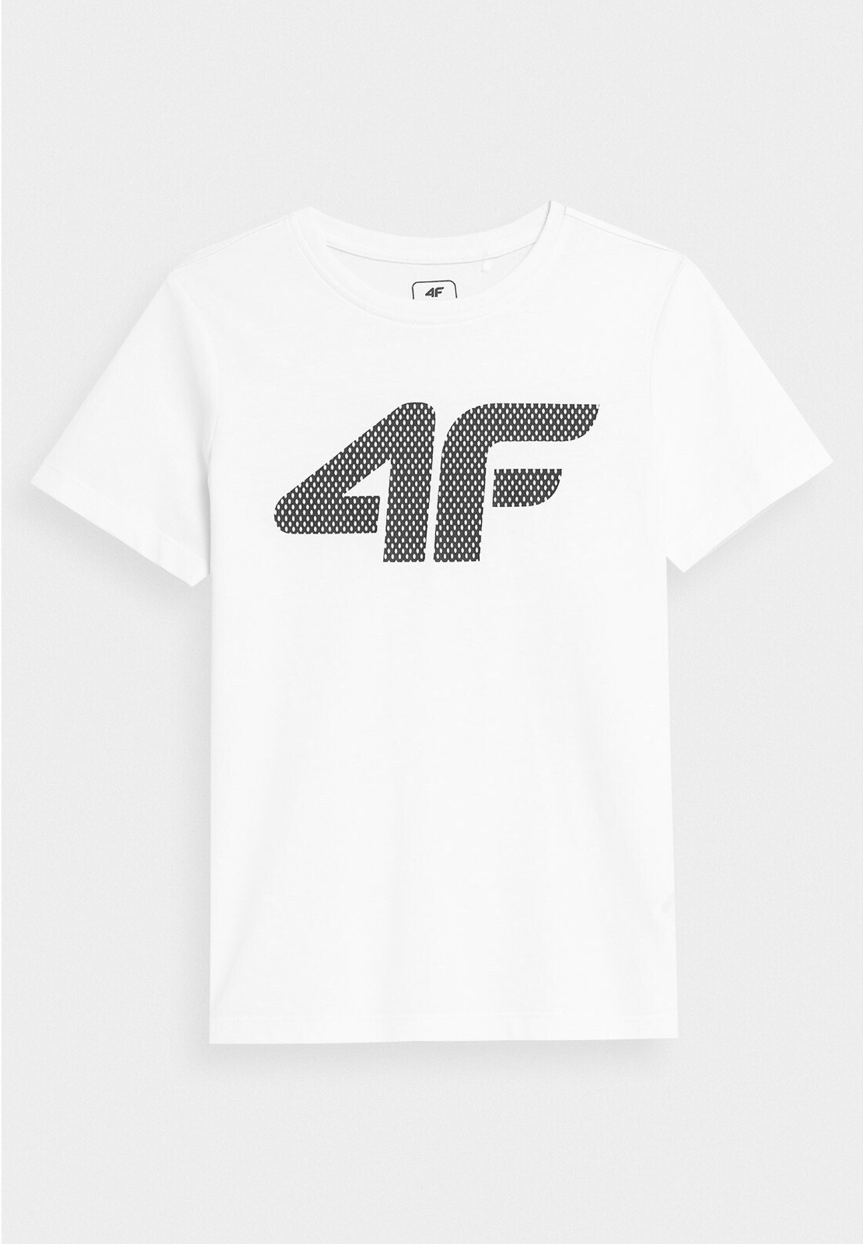 Koszulka Chłopięca 4F T-shirt Z Nadrukiem Biały 4FJAW23TTSHM0794